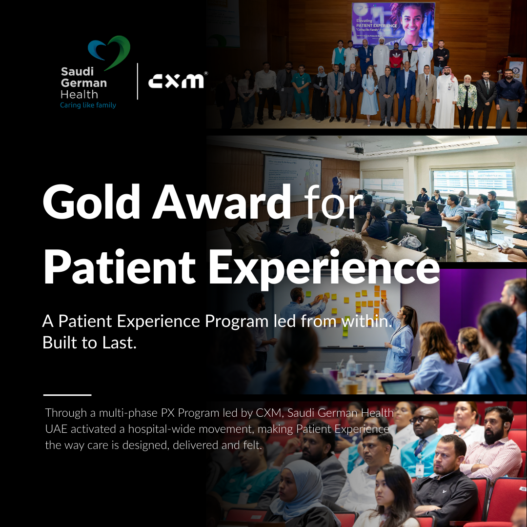 Gold for Patient Experience